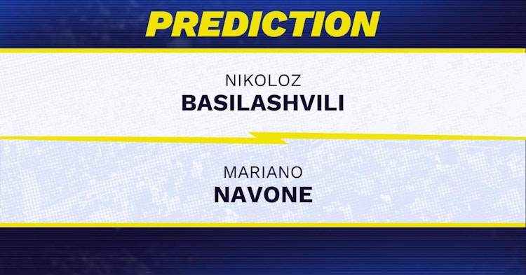 Nikoloz Basilashvili vs Mariano Navone Tennis Prediction.