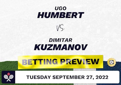 Ugo Humbert vs. Dimitar Kuzmanov Predictions - Sep 27, 2022