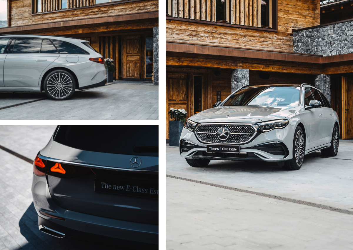 Das Exterieur des Mercedes-Benz E-Klasse T-Modell