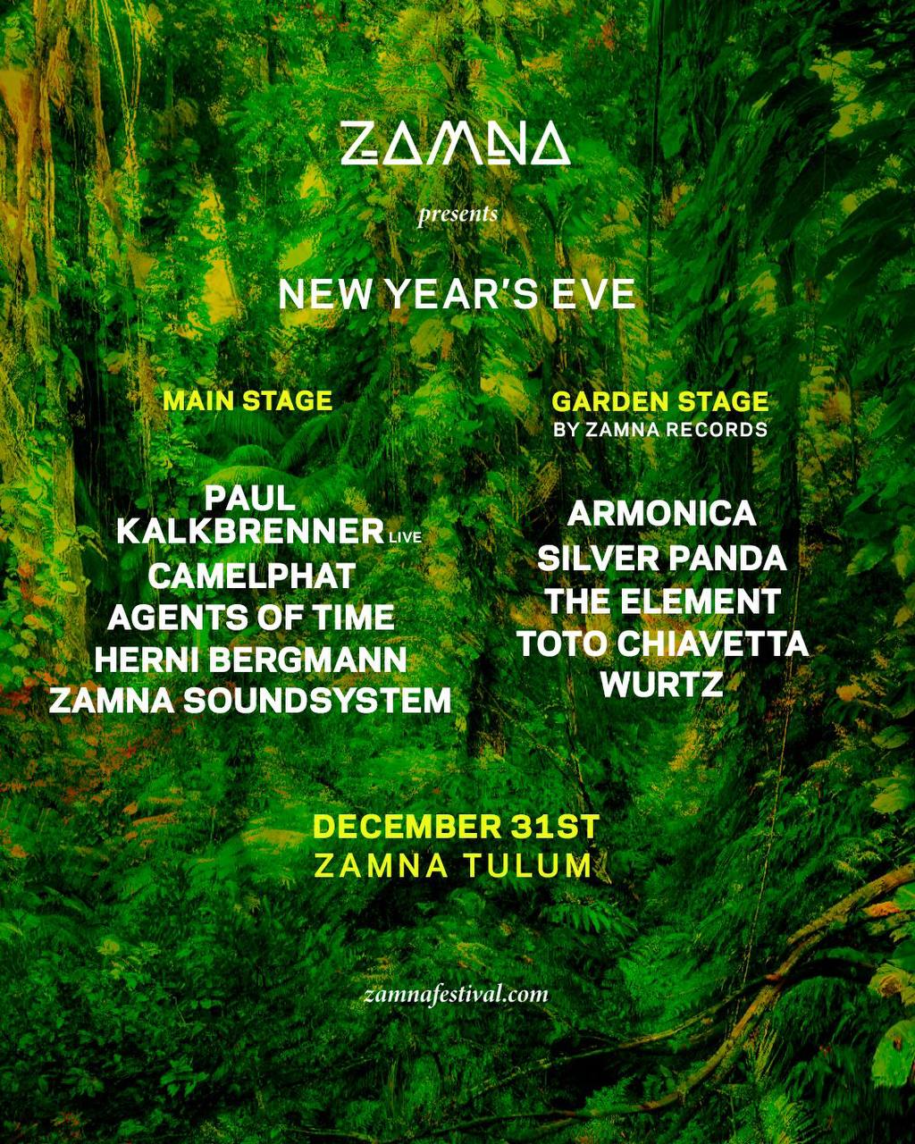Paul Kalkbrenner NYE 2024 Zamna Festival Tulum TULUM PARTY