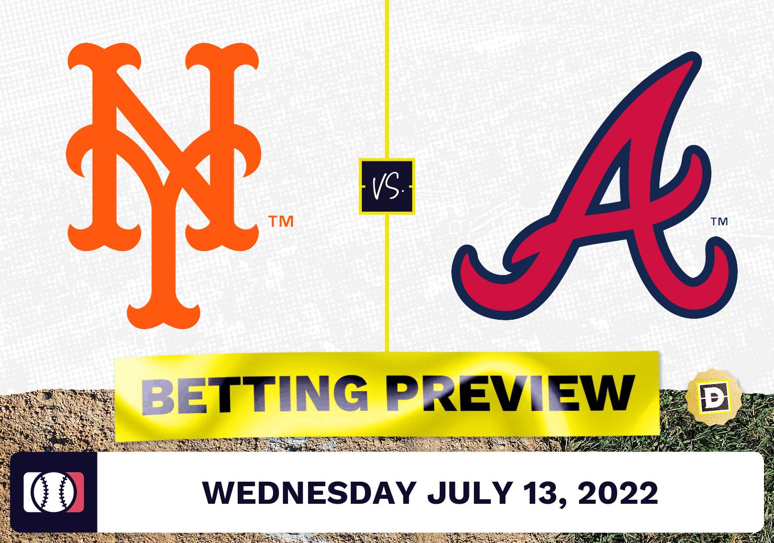 Mets vs. Braves Prediction and Odds - Jul 13, 2022