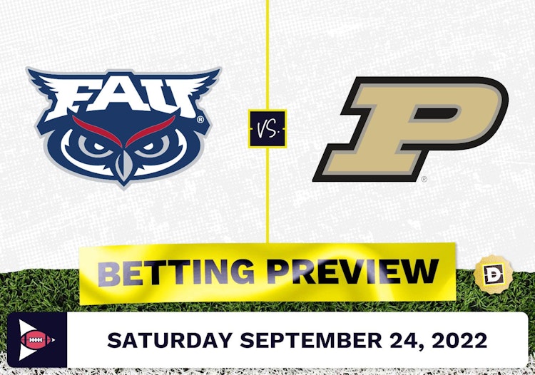 Florida Atlantic vs. Purdue CFB Prediction and Odds - Sep 24, 2022