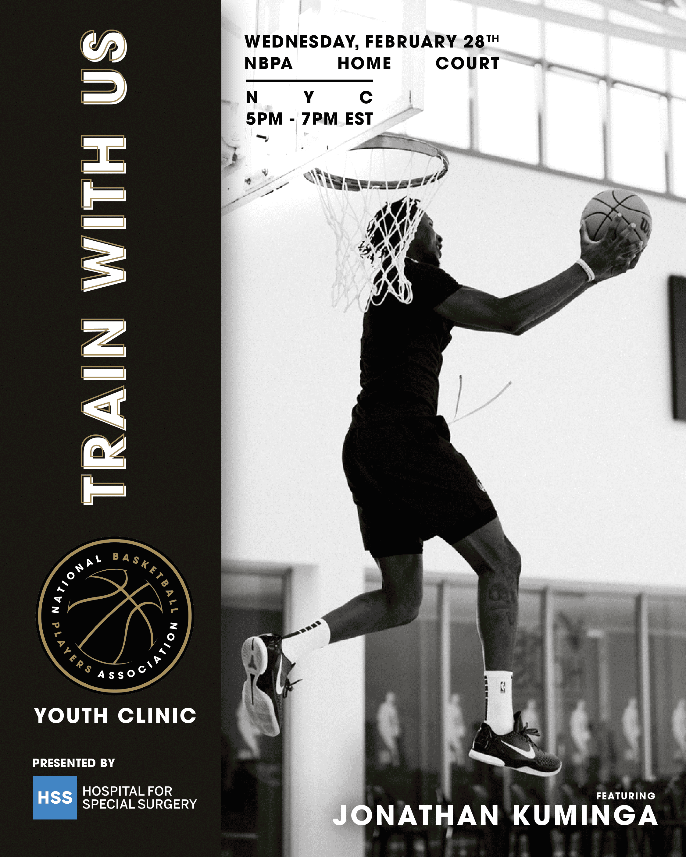 NBPA Clinic & Coat Drive with Myles Turner poster