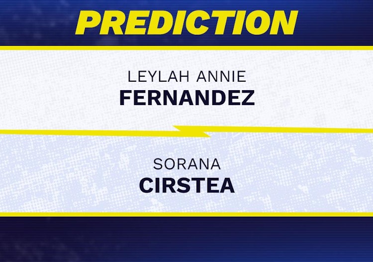 Leylah Fernandez vs Sorana Cirstea Tennis Prediction.