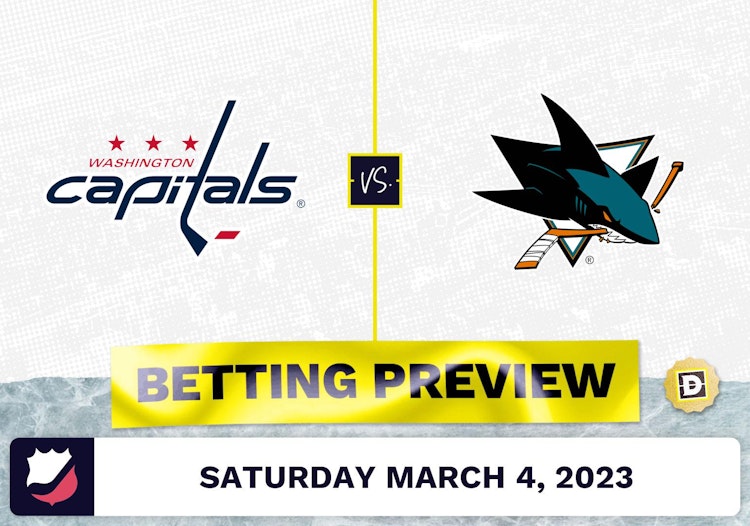 Capitals vs. Sharks Prediction and Odds - Mar 4, 2023