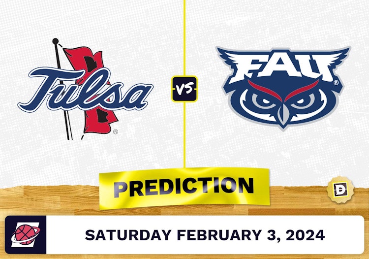 Tulsa vs. Florida Atlantic Prediction, Odds, College Basketball Picks [2/3/2024]