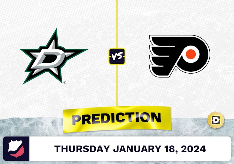 Dallas Stars vs. Philadelphia Flyers Prediction, Odds, NHL Picks [1/18/2024]