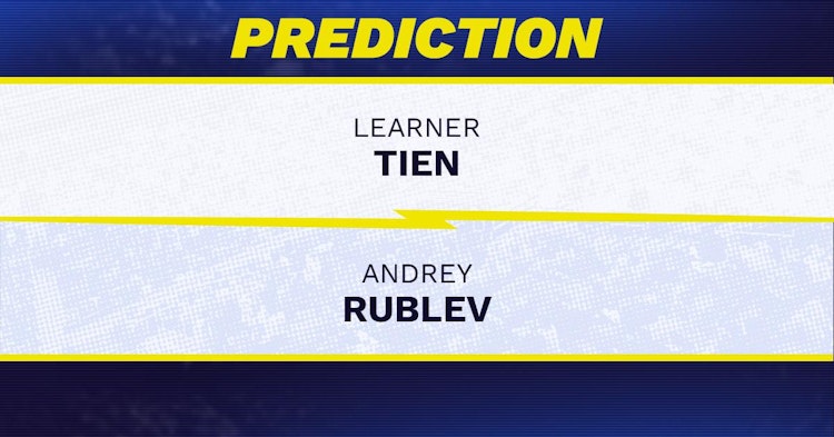 Learner Tien vs Andrey Rublev Tennis Prediction.