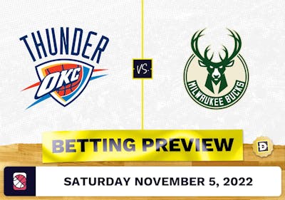 Thunder vs. Bucks Prediction and Odds - Nov 5, 2022