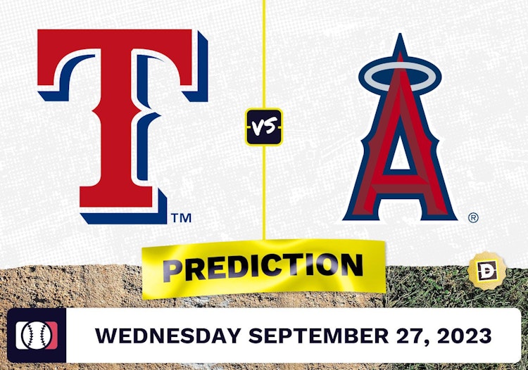 Rangers vs. Angels Prediction for MLB Wednesday [9/27/2023]