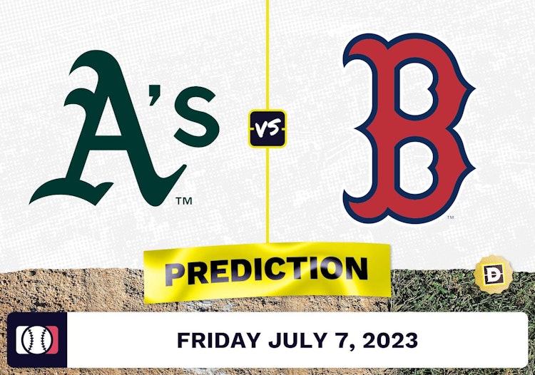 Athletics vs. Red Sox Prediction for MLB Friday [7/7/2023]