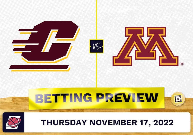 Central Michigan vs. Minnesota CBB Prediction and Odds - Nov 17, 2022