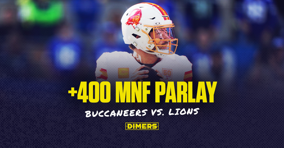 Parlay these Buccaneers vs. Lions player props at +400 odds for Monday Night Football