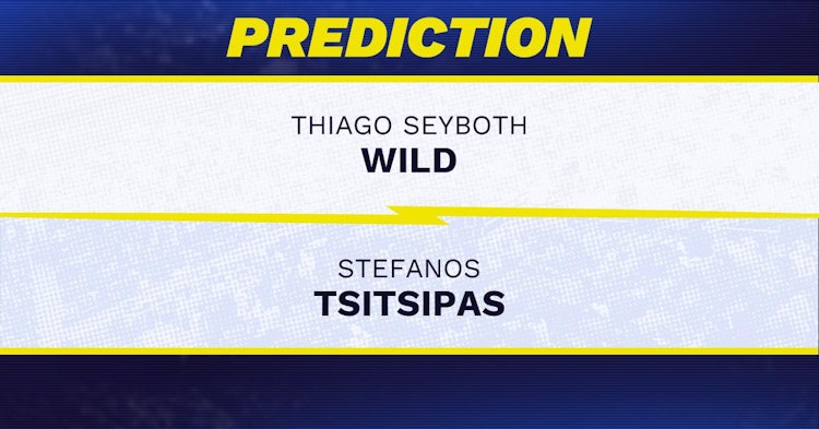 Thiago Seyboth Wild vs Stefanos Tsitsipas Tennis Prediction.