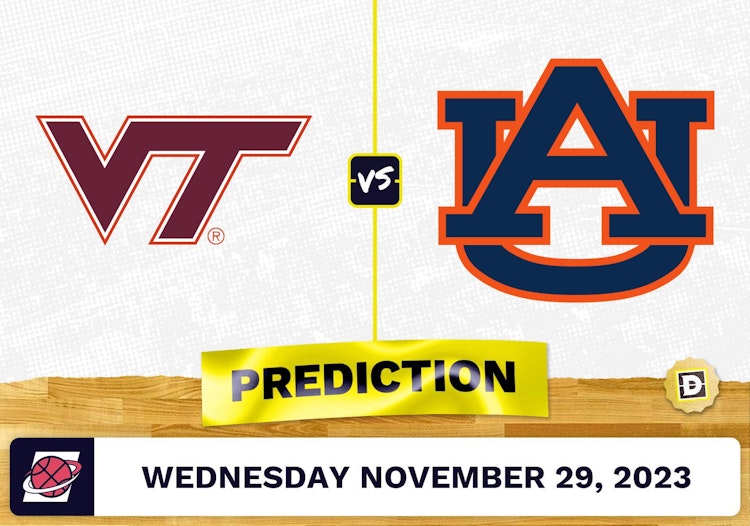 Virginia Tech Virginia Tech vs. Auburn Auburn Basketball Prediction - November 29, 2023