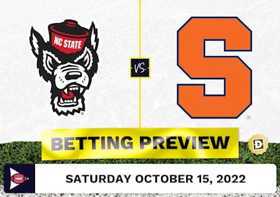 North Carolina State vs. Syracuse CFB Prediction and Odds - Oct 15, 2022