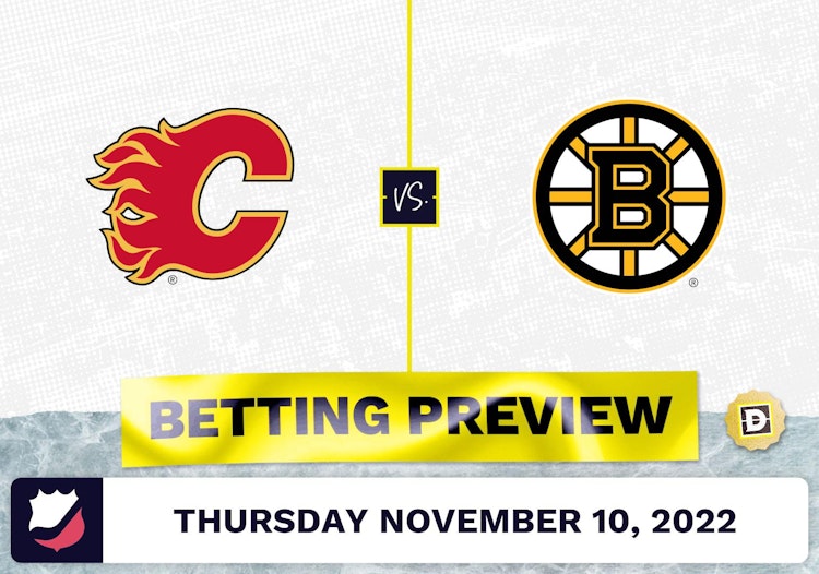 Flames vs. Bruins Prediction and Odds - Nov 10, 2022