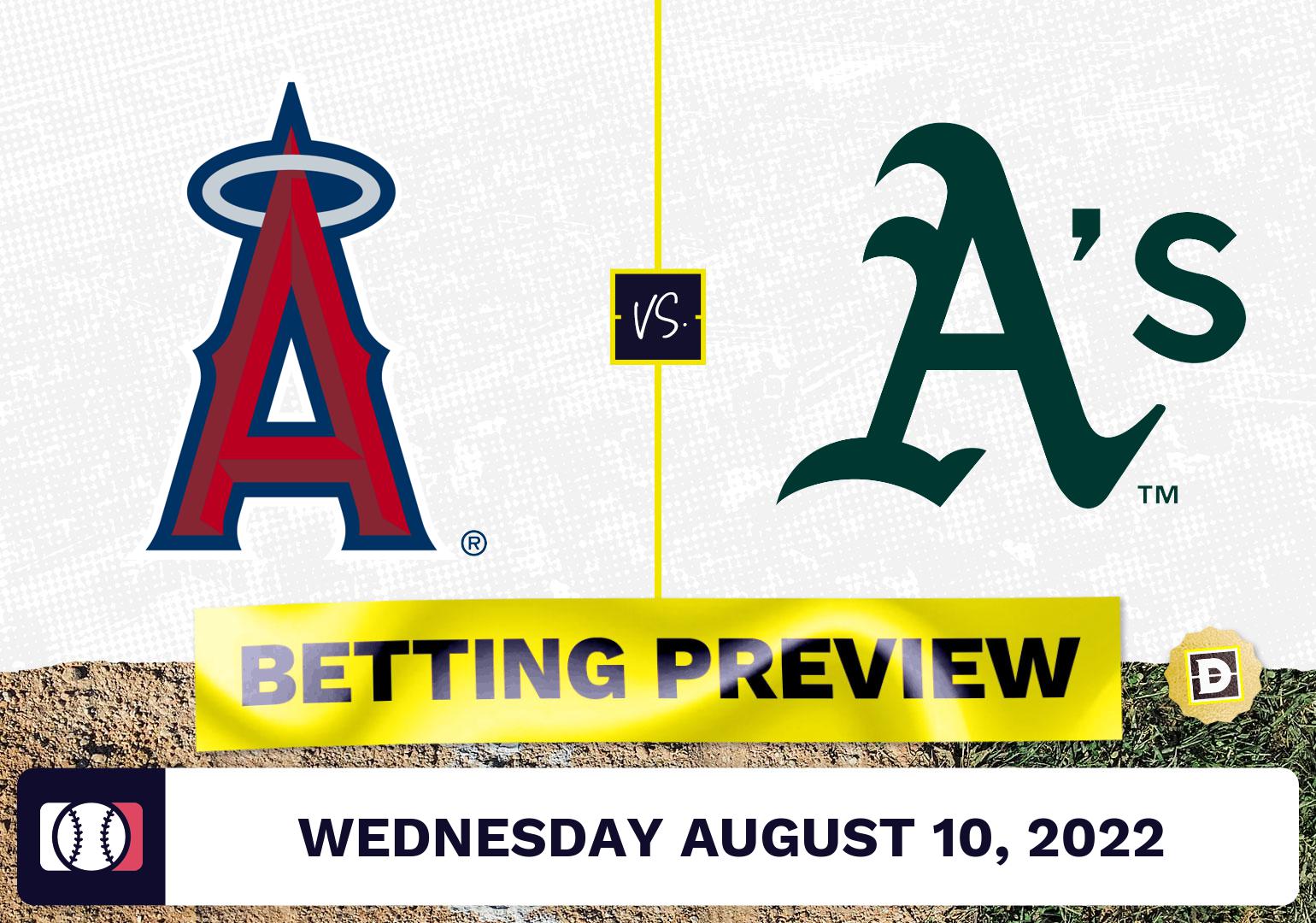 Angels vs. Athletics Prediction and Odds - Aug 10, 2022