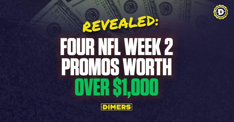 Unlock over $1,000 worth of sportsbook promos for NFL betting today.