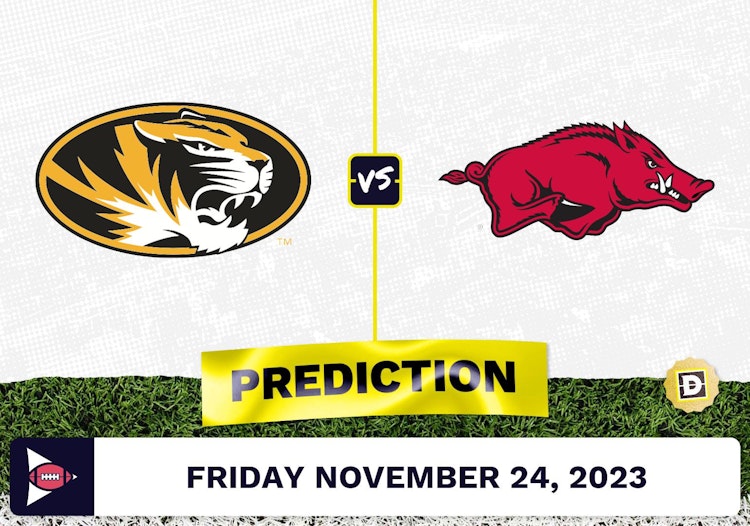 Missouri vs. Arkansas CFB Prediction and Odds - November 24, 2023