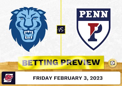 Columbia vs. Pennsylvania CBB Prediction and Odds - Feb 3, 2023