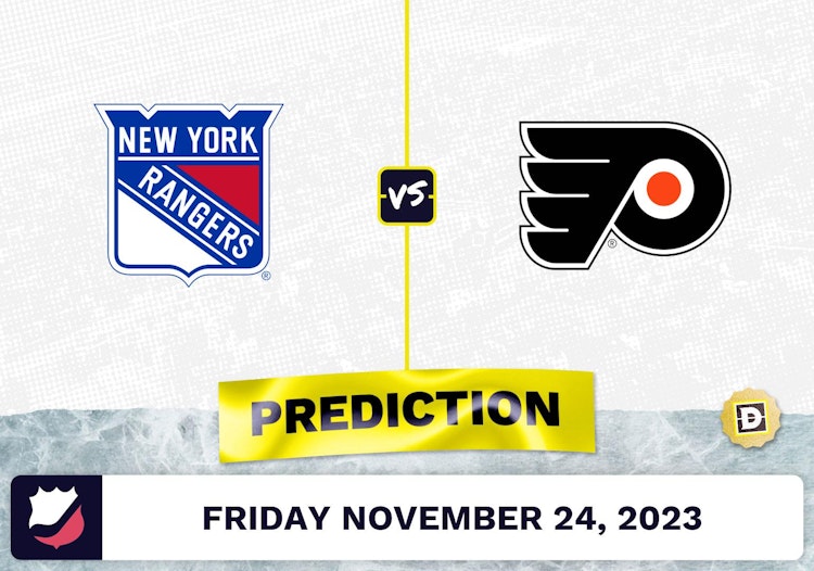 Rangers vs. Flyers Prediction and Odds - November 24, 2023