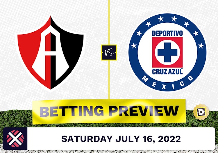 Atlas vs. Cruz Azul Prediction and Odds - Jul 16, 2022