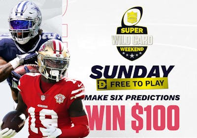 NFL 2022 Sunday Wild Card Weekend Free to Play Contest