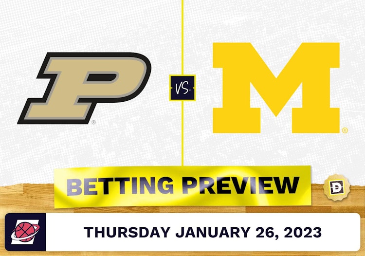 Purdue vs. Michigan CBB Prediction and Odds - Jan 26, 2023