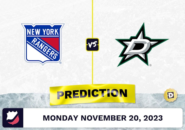 Rangers vs. Stars Prediction and Odds - November 20, 2023