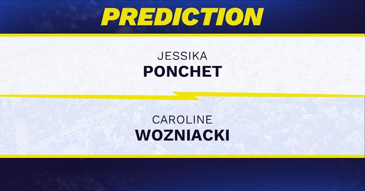 Jessika Ponchet vs Caroline Wozniacki Tennis Prediction.