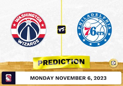 Wizards vs. 76ers Prediction and Odds - November 6, 2023