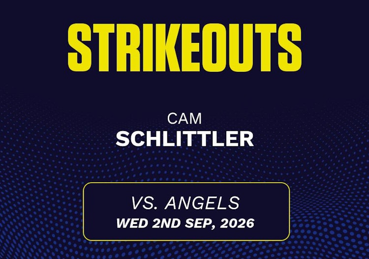 Cam Schlittler projected stats for Wednesday, September 2, 2026.