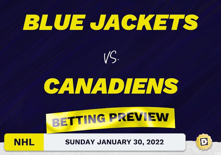 Blue Jackets vs. Canadiens Predictions and Odds - Jan 30, 2022