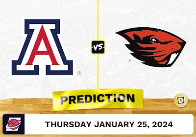Arizona vs. Oregon State Prediction, Odds, College Basketball Picks [1/25/2024]