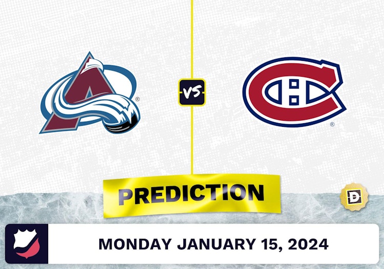 Colorado Avalanche vs. Montreal Canadiens Prediction, Odds, NHL Picks [1/15/2024]