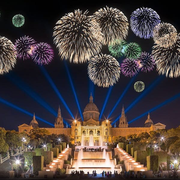 Barcelona's Gothic Quarter during Christmas's main gallery image