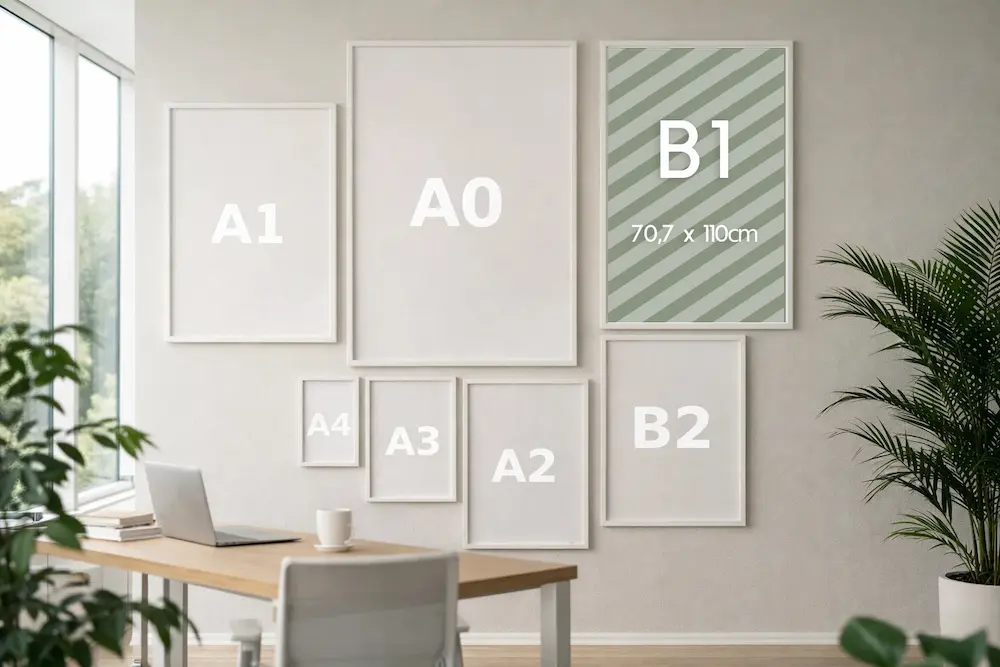Affiche B1 - impression personnalisée sur mesure