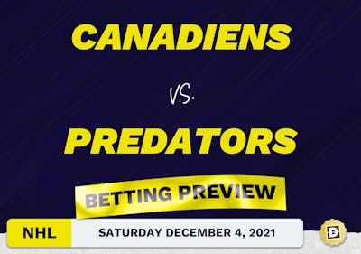 Canadiens vs. Predators Predictions and Odds - Dec 4, 2021