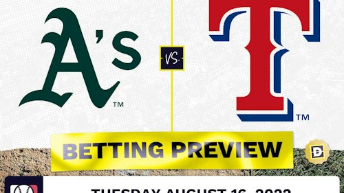 Athletics vs. Rangers Prediction and Odds - Aug 16, 2022