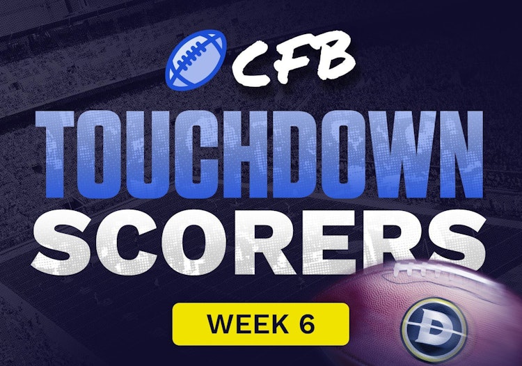 CFB Week 6 First and Anytime Touchdown Scorer Predictions [2023]