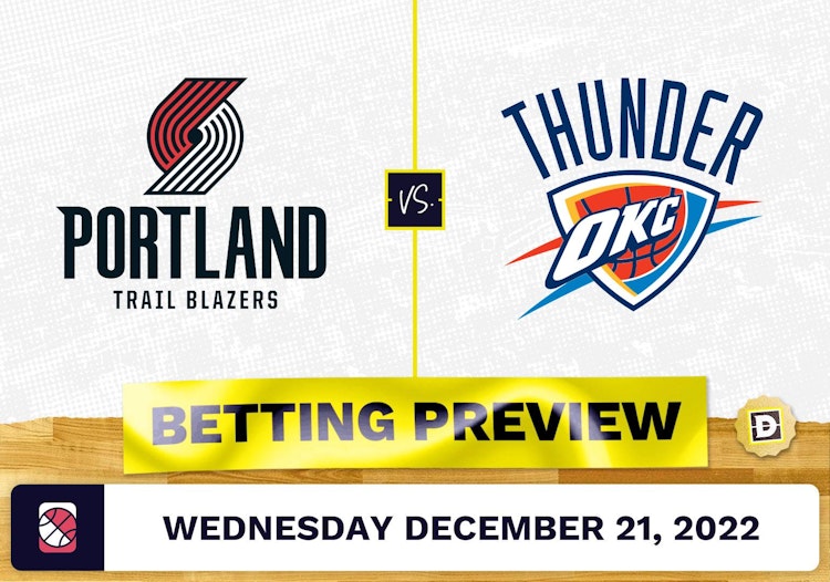 Trail Blazers vs. Thunder Prediction and Odds - Dec 21, 2022