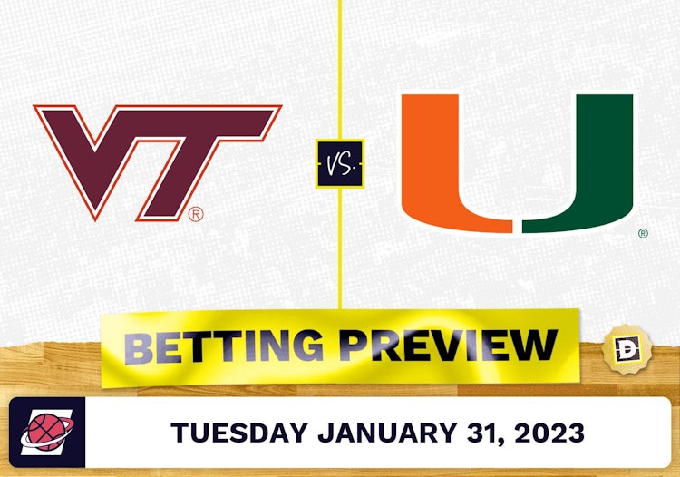 Virginia Tech vs. Miami (FL) CBB Prediction and Odds - Jan 31, 2023