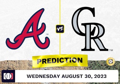 Braves vs. Rockies Prediction for MLB Wednesday [8/30/2023]