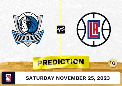 Mavericks vs. Clippers Prediction and Odds - November 25, 2023