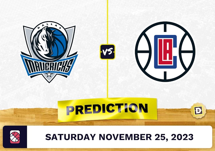 Mavericks vs. Clippers Prediction and Odds - November 25, 2023