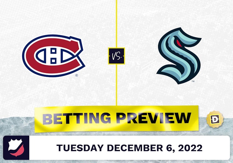 Canadiens vs. Kraken Prediction and Odds - Dec 6, 2022