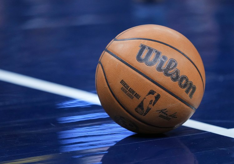 NBA basketball on the court as sportsbooks tighten player prop betting rules for 2026-27.