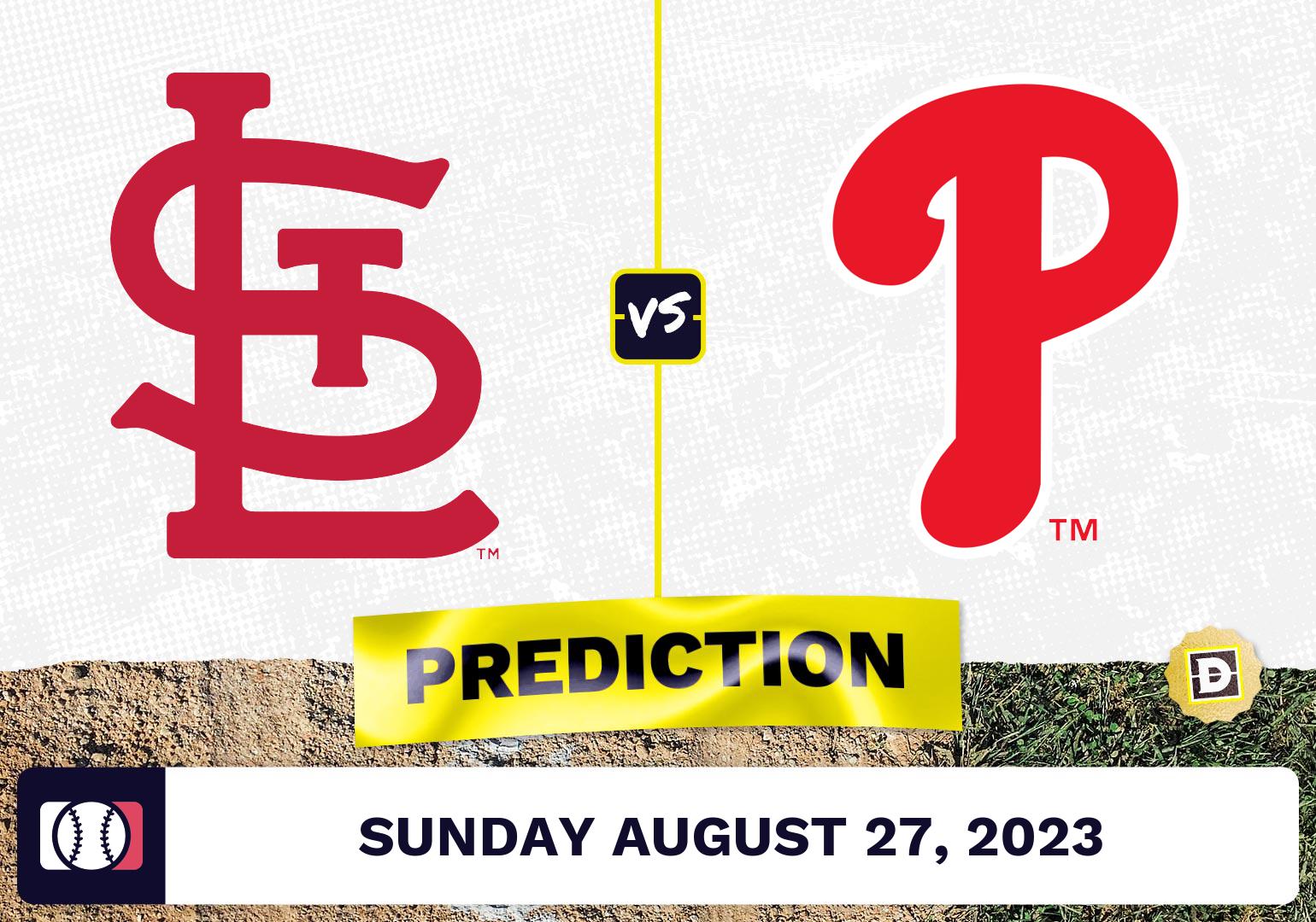 Cardinals vs. Phillies Prediction for MLB Sunday [8/27/2023]