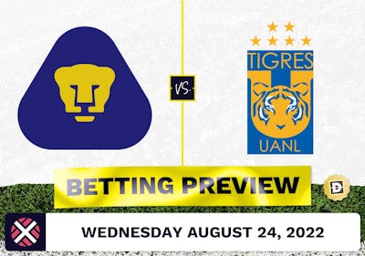 Pumas UNAM vs. Tigres UANL Prediction and Odds - Aug 24, 2022